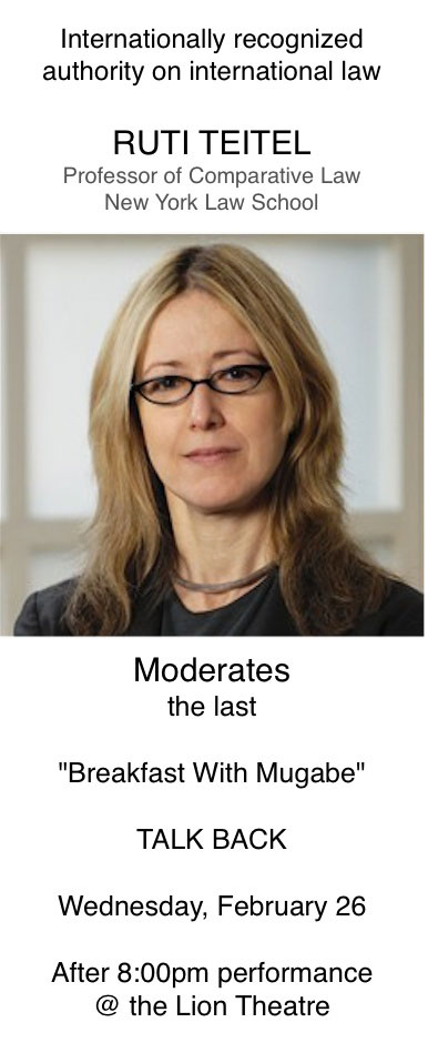 Breakfast With Mugabe talk backs